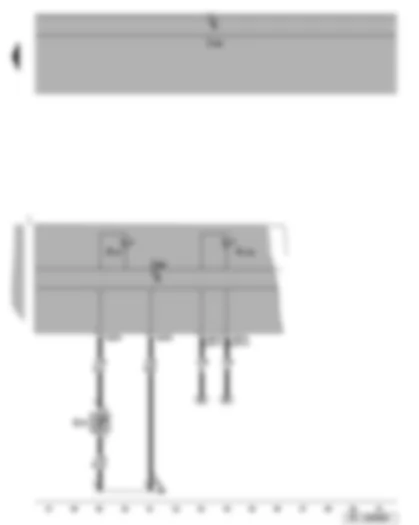 Wiring Diagram  SEAT ALTEA 2007 - Dash panel insert - windscreen washer fluid level sender