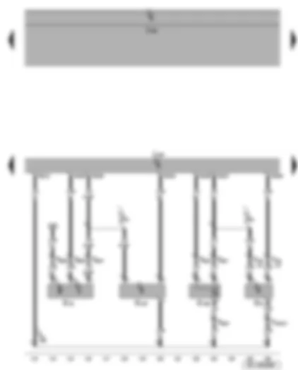 Wiring Diagram  SEAT ALTEA 2007 - Intake manifold flap potentiometer - fuel pressure sender - Hall sender - charge air pressure sender - engine control unit