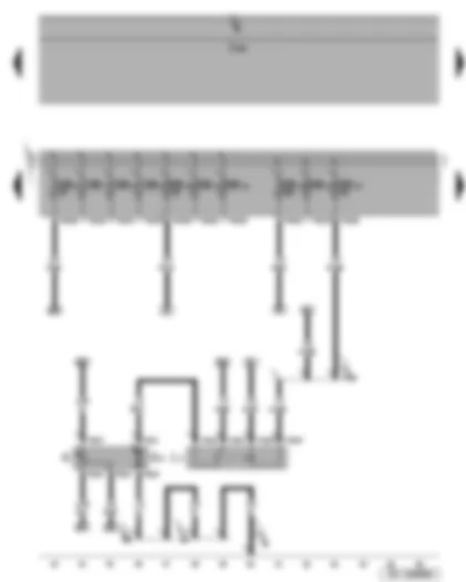 Wiring Diagram  SEAT ALTEA 2011 - Fuel pump - fuel pump relay - fuel gauge sender