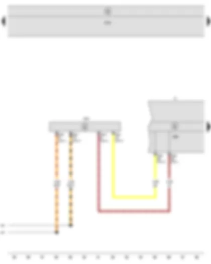 Wiring Diagram  SEAT ALTEA 2014 - Control unit in dash panel insert - Onboard supply control unit - Dash panel insert
