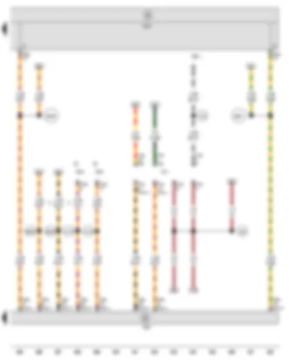 Wiring Diagram  SEAT ALTEA 2015 - Data bus diagnostic interface - Diagnostic connection