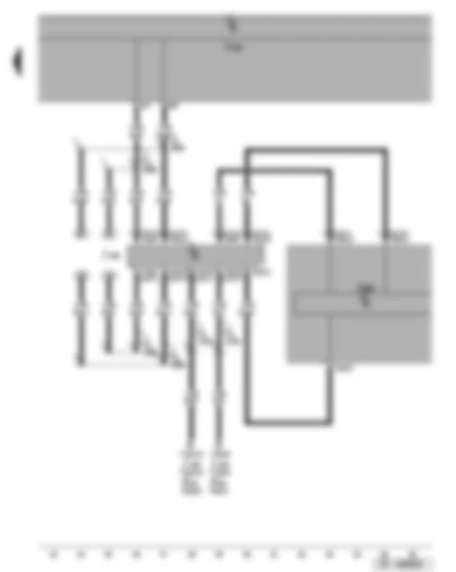 Wiring Diagram  SEAT ALTEA 2007 - Dash panel insert - data bus diagnostic interface