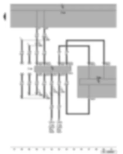 Wiring Diagram  SEAT ALTEA 2007 - Dash panel insert - data bus diagnostic interface