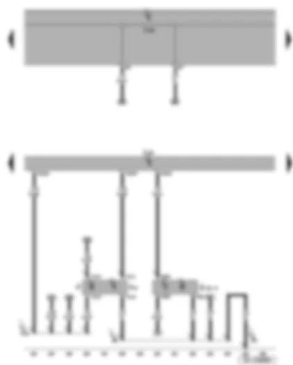 Wiring Diagram  SEAT ALTEA 2008 - Brake light switch - brake pedal switch - clutch position sender - Motronic control unit