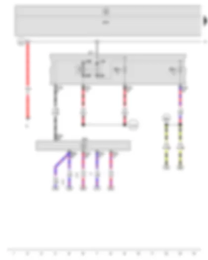 Wiring Diagram  SEAT ALTEA 2012 - Main relay - Engine control unit