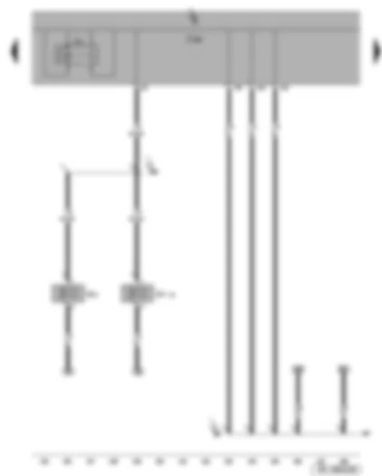 Wiring Diagram  SEAT ALTEA 2009 - Treble tone horn - bass tone horn - dual tone horn relay