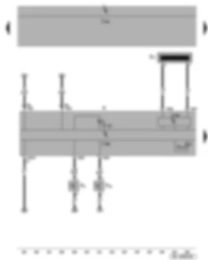 Wiring Diagram  SEAT ALTEA 2015 - Immobilizer reader coil - handbrake warning switch - brake fluid level warning contact - dash panel insert - immobilizer control unit