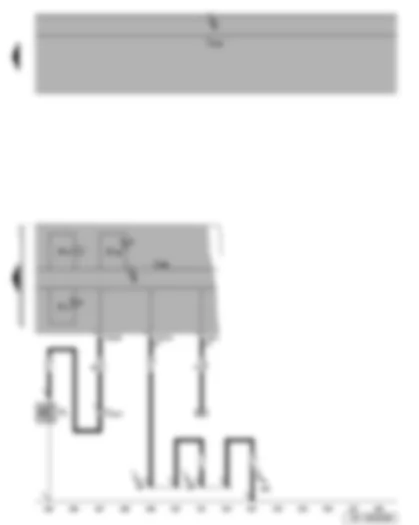 Wiring Diagram  SEAT ALTEA 2015 - Warning buzzer - oil pressure switch - dash panel insert - oil level warning lamp - oil pressure warning lamp