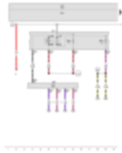 Wiring Diagram  SEAT ALTEA 2015 - Main relay - Engine control unit