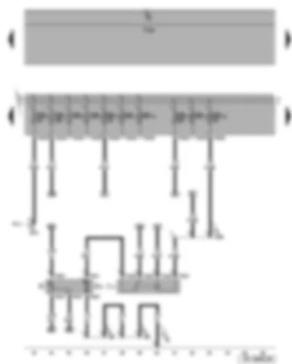 Wiring Diagram  SEAT ALTEA 2013 - Fuel pump - fuel pump relay - fuel gauge sender