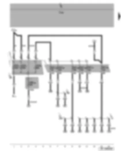 Wiring Diagram  SEAT ALTEA 2012 - Fuses - onboard power supply control unit