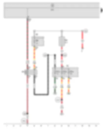 Wiring Diagram  SEAT ALTEA 2012 - Terminal 15 voltage supply relay 2