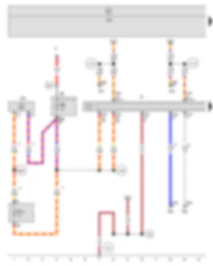Wiring Diagram  SEAT ALTEA 2012 - Voltage stabiliser - Radio - Fuse holder B