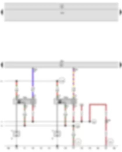 Wiring Diagram  SEAT ALTEA 2014 - Engine control unit - Ignition coil 3 with output stage - Ignition coil 4 with output stage - Spark plug connector - Spark plugs