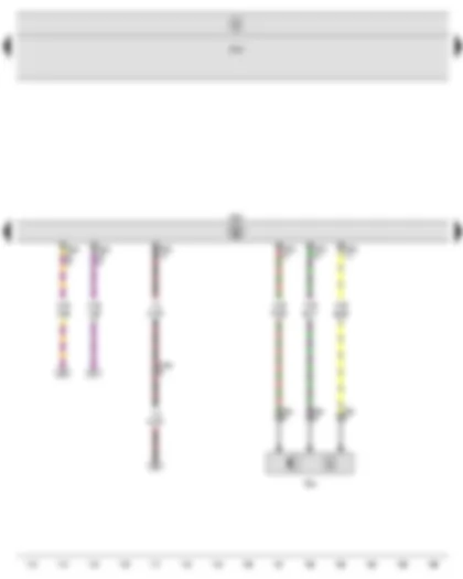 Wiring Diagram  SEAT ALTEA 2014 - Hall sender - Engine control unit