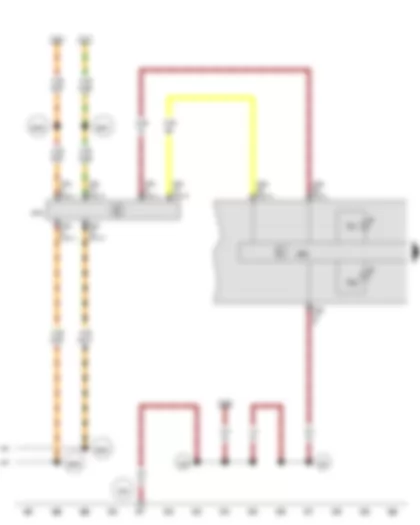 Wiring Diagram  SEAT ALTEA 2014 - Control unit in dash panel insert - Data bus diagnostic interface