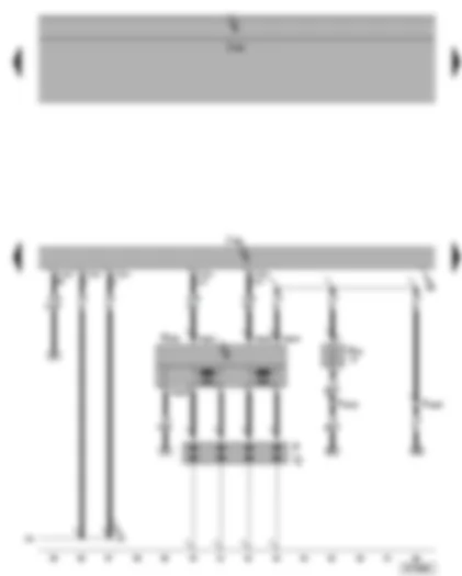 Wiring Diagram  SEAT ALTEA 2005 - Simos control unit - ignition transformer - intake manifold preheating heater element - spark plugs