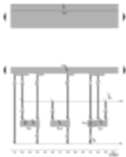 Wiring Diagram  SEAT ALTEA 2006 - Motronic control unit - Hall sender - intake air temperature sender - intake manifold pressure sender - fuel pressure sender