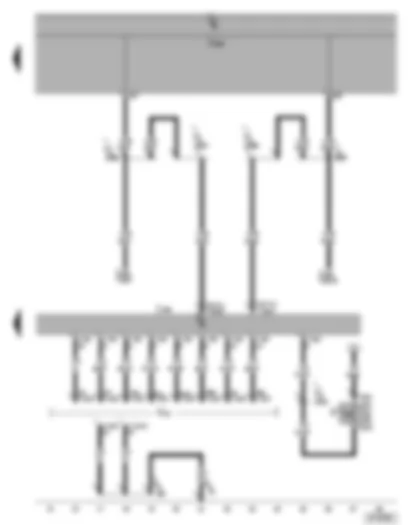 Wiring Diagram  SEAT ALTEA 2011 - Brake light switch - trailer detector control unit - trailer socket