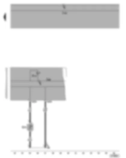 Wiring Diagram  SEAT ALTEA 2006 - Dash panel insert - windscreen washer fluid level sender