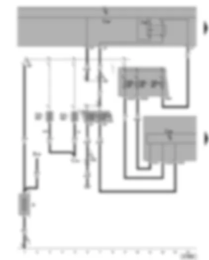 Wiring Diagram  SEAT ALTEA 2012 - ABS with EDL/ESP control unit - battery - terminal 15 voltage supply relay -2- - fuses - onboard power supply control unit