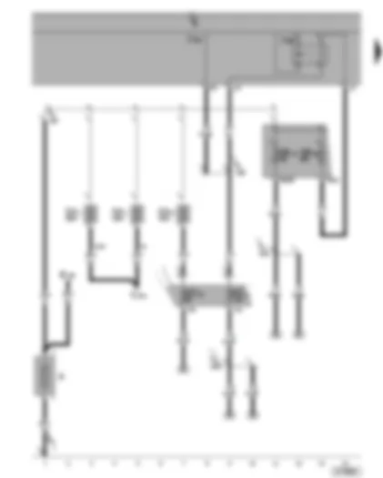 Wiring Diagram  SEAT ALTEA 2012 - Battery - terminal 15 voltage supply relay -2-