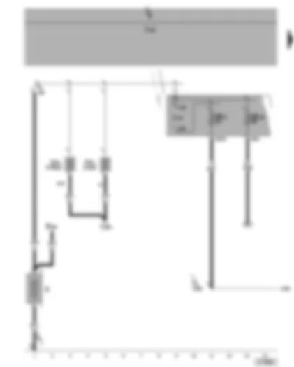 Wiring Diagram  SEAT ALTEA 2012 - Terminal 30 voltage supply relay - battery