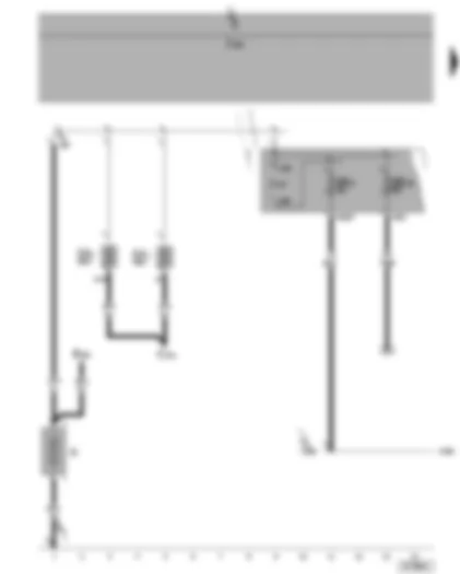 Wiring Diagram  SEAT ALTEA 2012 - Terminal 30 voltage supply relay - battery