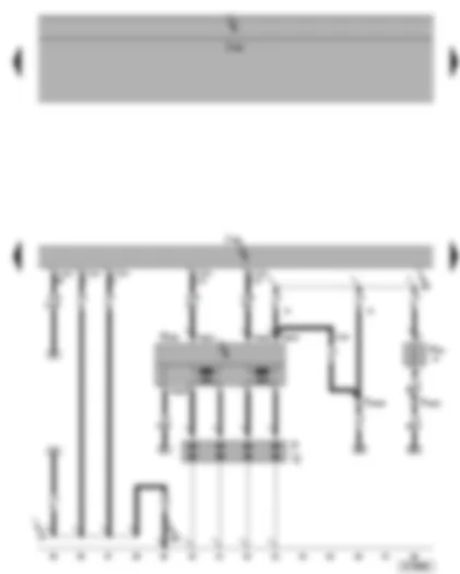 Wiring Diagram  SEAT ALTEA 2006 - Simos control unit - ignition transformer - intake manifold preheating heater element - spark plugs
