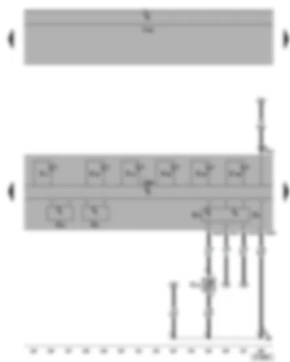 Wiring Diagram  SEAT ALTEA 2015 - Rev. counter - fuel gauge - warning lamps - coolant shortage indicator sender - coolant temperature sender - speedometer