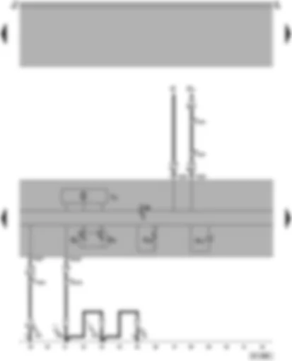 Wiring Diagram  SEAT AROSA 1997 - Dash panel insert - fuel gauge - coolant shortage and coolant temperature gauge