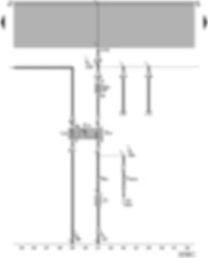 Wiring Diagram  SEAT AROSA 1997 - Rear window heating