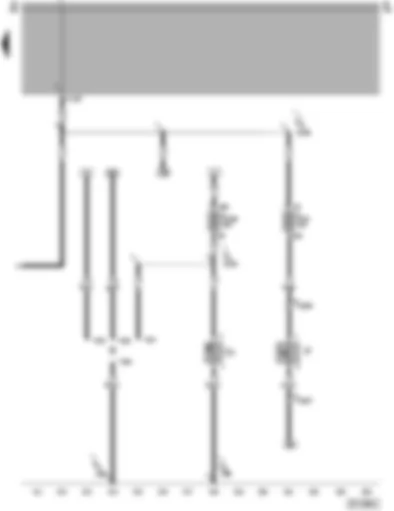 Wiring Diagram  SEAT AROSA 1997 - Connection for radio - cigarette lighter - brake light switch