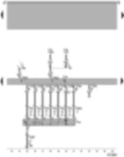 Wiring Diagram  SEAT AROSA 1997 - Central locking control unit - passenger