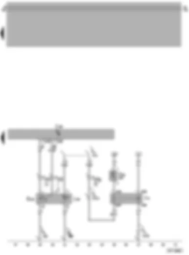 Wiring Diagram  SEAT AROSA 1997 - Central locking control unit - driver