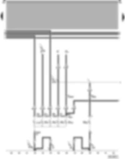 Wiring Diagram  SEAT AROSA 1998 - Rear fog light - left reversing light - left rear turn signal - tail light and left brake light