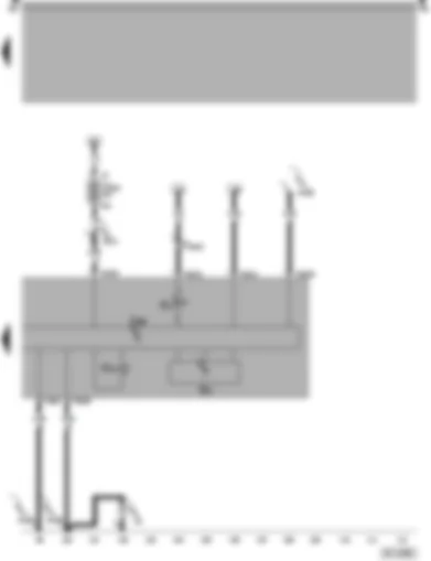 Wiring Diagram  SEAT AROSA 1998 - Dash panel insert - oil pressure warning buzzer - rev counter