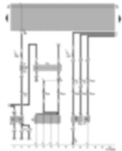 Wiring Diagram  SEAT AROSA 1998 - Brake light switch - speedometer sender - engine glow plugs - oil pressure switch - engine glow plug relay