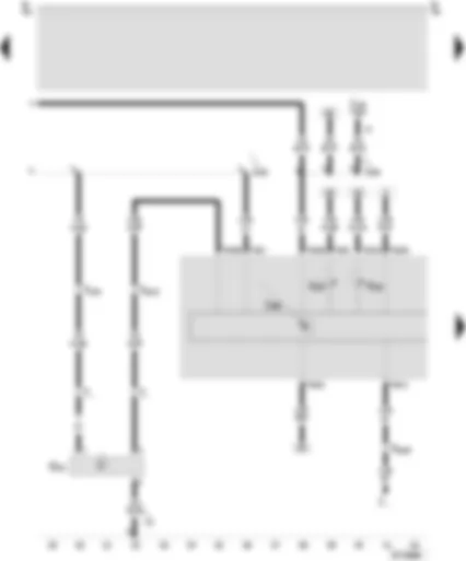 Wiring Diagram  SEAT AROSA 1999 - Immobilizer control unit - immobilizer reading coil