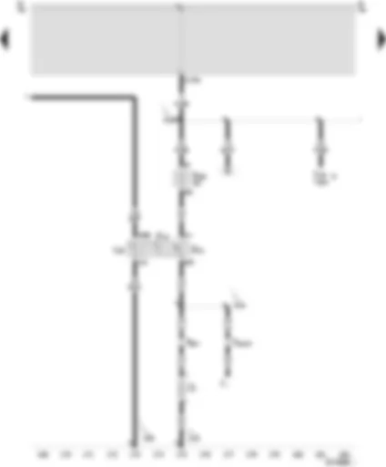 Wiring Diagram  SEAT AROSA 1998 - Heated rear window switch - heated rear window switch bulb - heated rear window warning lamp - heated rear window