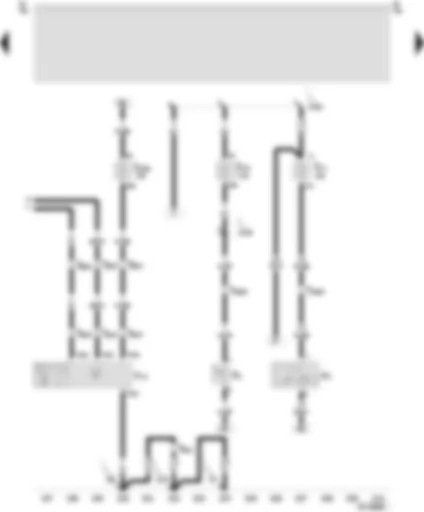 Wiring Diagram  SEAT AROSA 1999 - Reversing light switch - horn/dual tone horn - rear window wiper motor