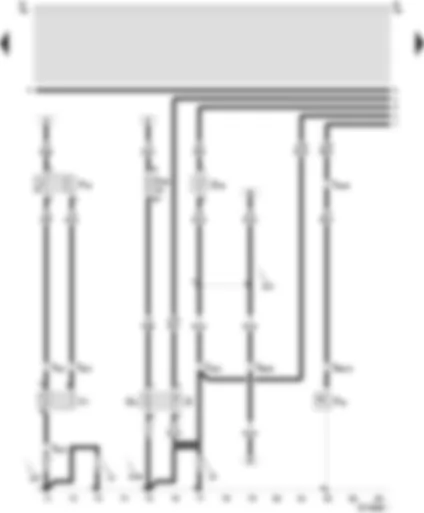 Wiring Diagram  SEAT AROSA 2000 - Radiator fan thermo switch - oil pressure switch (0.3 bar) - fuel gauge sender - fuel pump (lift pump)