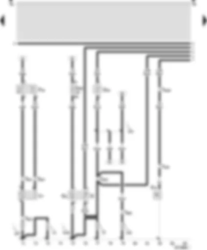 Wiring Diagram  SEAT AROSA 2000 - Radiator fan thermo switch - oil pressure switch (0.3 bar) - fuel gauge sender - fuel pump (lift pump)