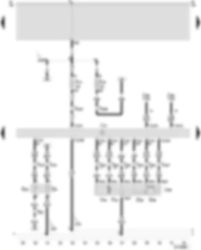 Wiring Diagram  SEAT AROSA 1998 - Control unit for Marelli 4LV (injection system) - Lambda probe after catalytic converter - Lambda probe heating - Lambda probe