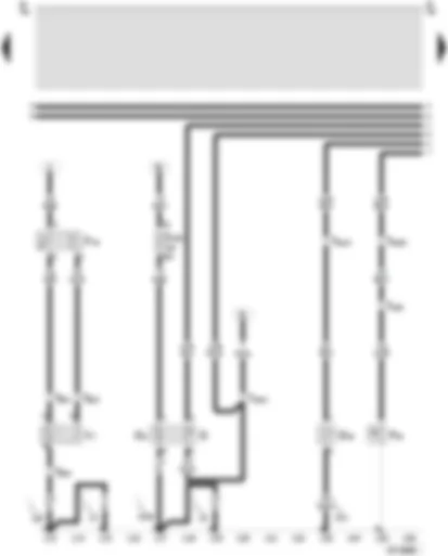 Wiring Diagram  SEAT AROSA 2000 - Marelli 4LV control unit (injection system) - PAS pressure switch - Hall sender - ignition transformer - plug socket - spark plugs
