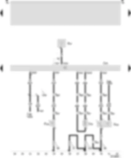 Wiring Diagram  SEAT AROSA 2000 - Central locking and anti-theft warning system control unit - contact switch in lock cylinder for tailgate/anti-theft warning system/central locking system