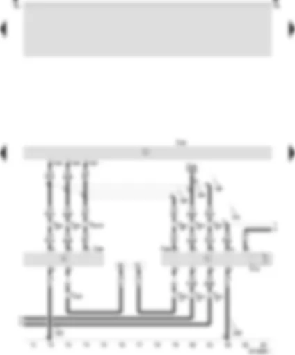 Wiring Diagram  SEAT AROSA 2000 - Central locking and anti-theft warning system control unit - window lifter control unit FL - window lifter control unit FR - window lifter motor - right