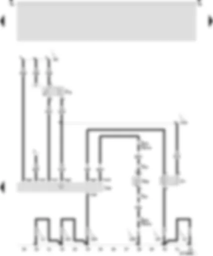 Wiring Diagram  SEAT AROSA 2000 - Control unit for radiator fan - radiator fan thermo switch - air conditioner magnetic coupling - radiator fan