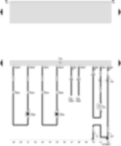 Wiring Diagram  SEAT AROSA 2000 - Control unit for automatic gearbox - kick-down switch - gearbox speed sender - road speed sender