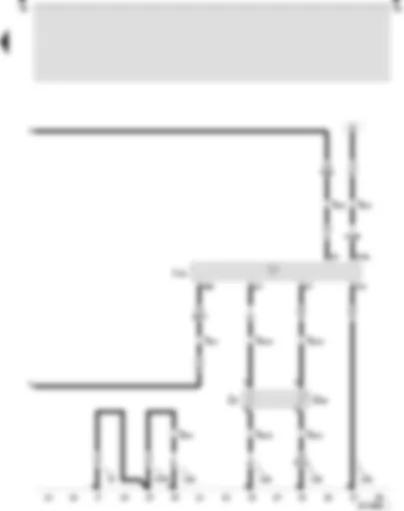 Wiring Diagram  SEAT AROSA 1998 - Control unit for heated passenger